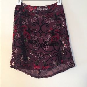Flowery skirt